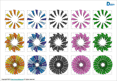 Rotation pattern(3) image