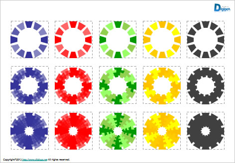 Rotation pattern(5) image