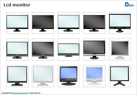 LCD monitor image