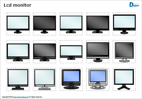 LCD monitor image