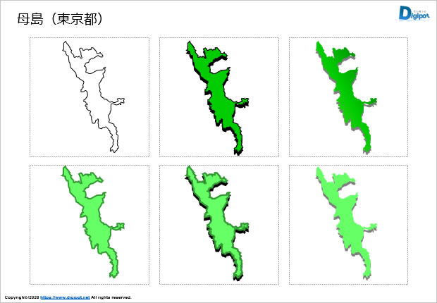 母島（東京都）のイラスト画像1