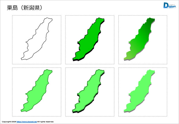 粟島(新潟県)のイラスト画像1