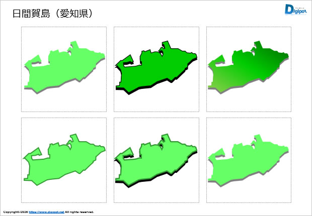 日間賀島(愛知県)のイラスト画像1