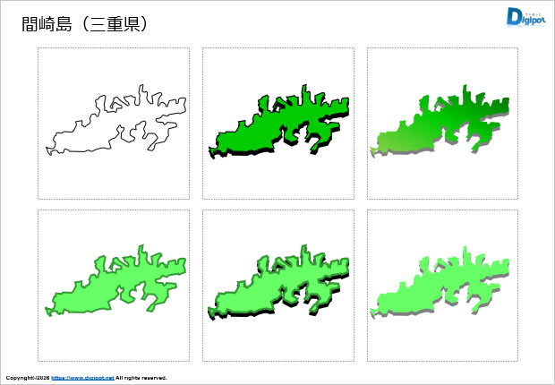 間崎島（三重県）のイラスト画像1