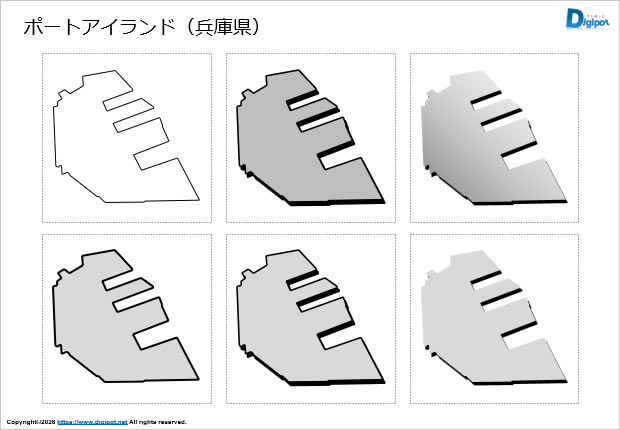 ポートアイランド(兵庫県)のイラスト画像1