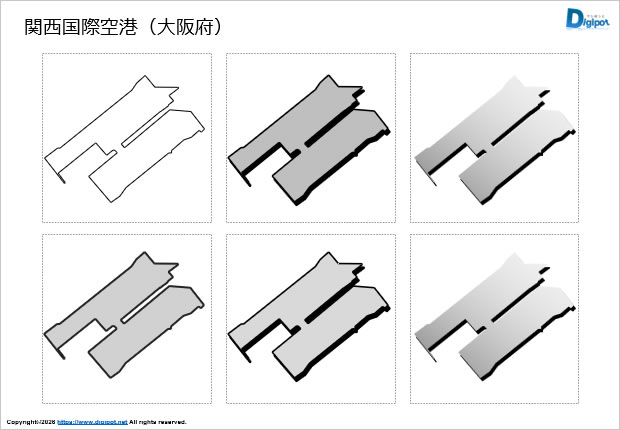 関西国際空港（大阪府）のイラスト画像1