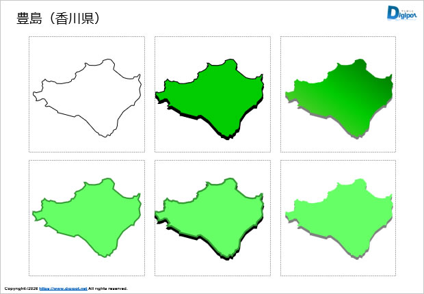 豊島（香川県）のイラスト画像1