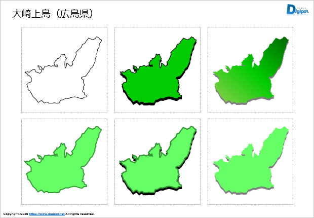 大崎上島（広島県）のイラスト画像1