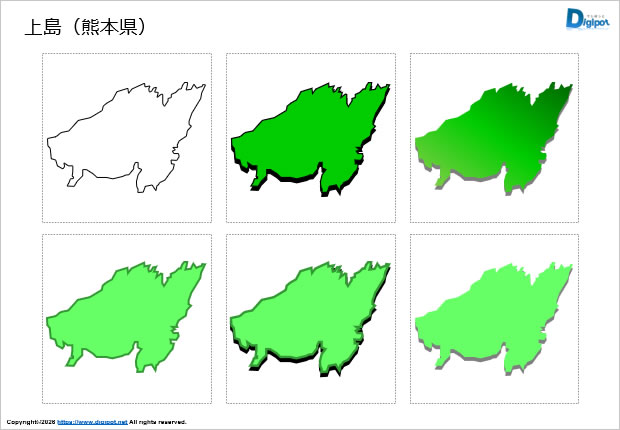 上島（熊本県）のイラスト画像1
