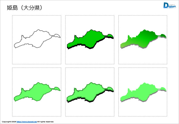姫島（大分県）のイラスト画像1