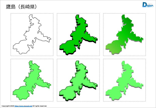 鷹島（長崎県）のイラスト画像1