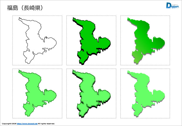 福島（長崎県）のイラスト画像1